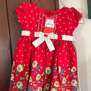 NWT  rich red Childs dress